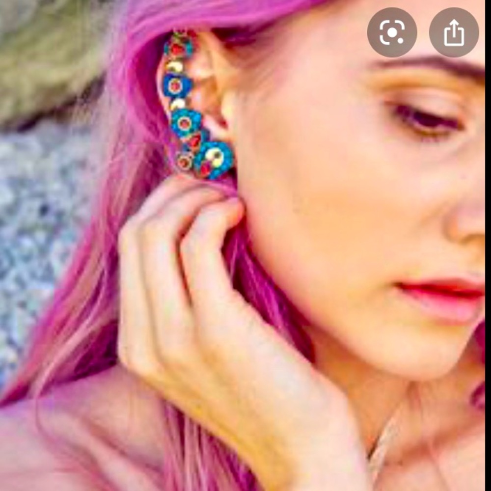 Mosaic Ear Climber
